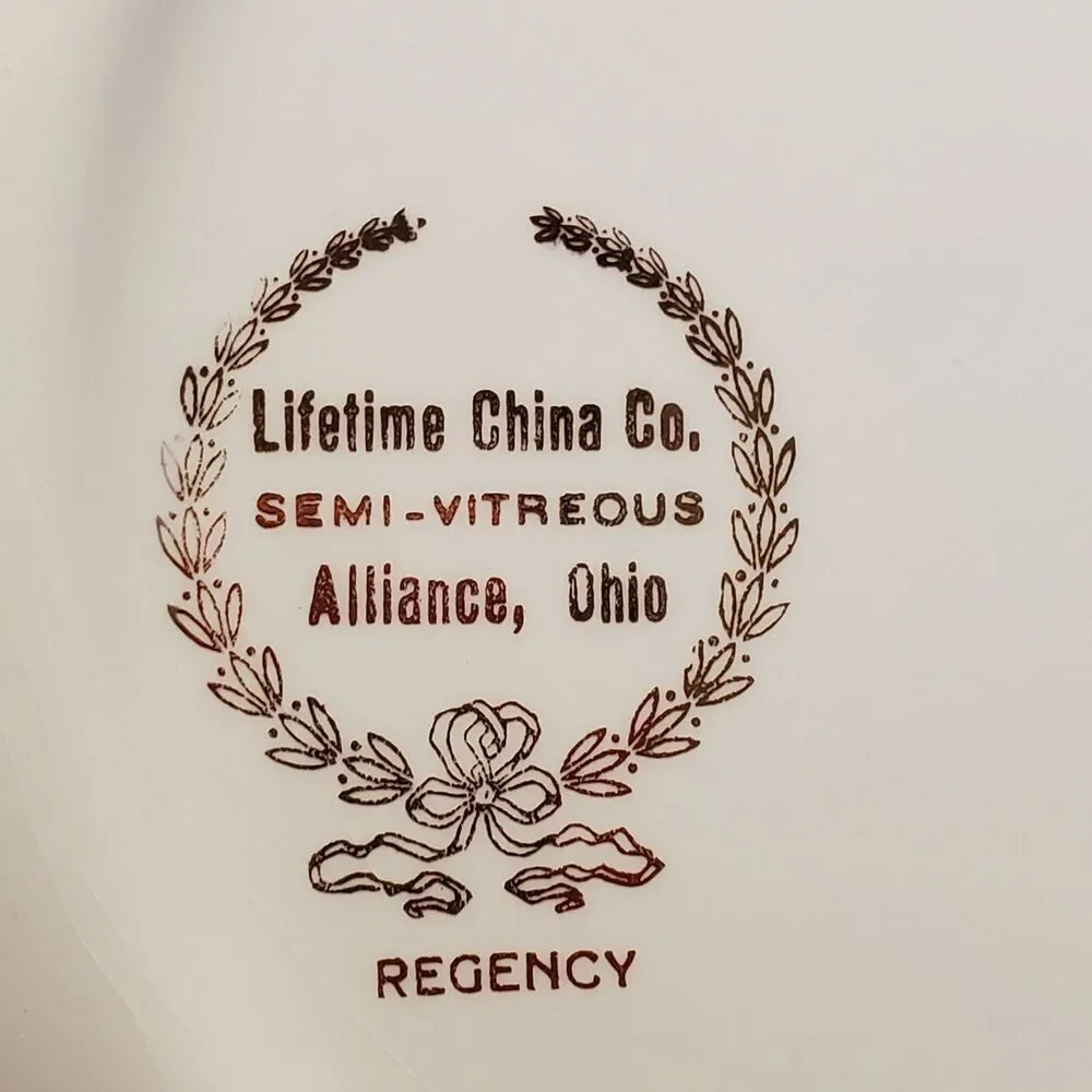 Regency by Lifetime China Co. Platter 10